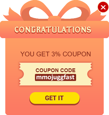 Popup codice sconto MMOJUGG dopo il salvataggio